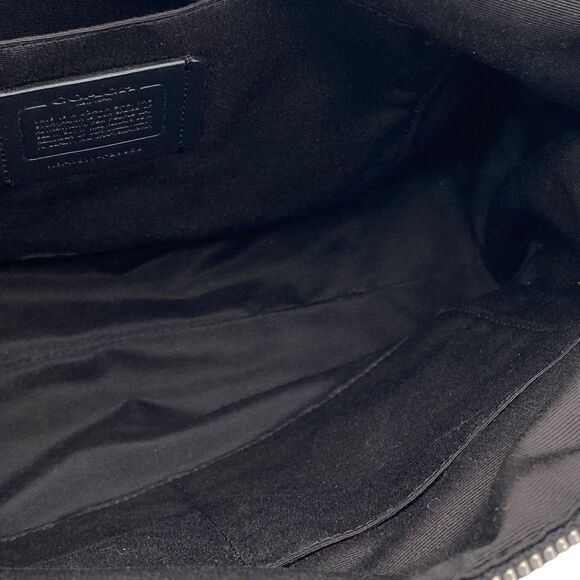 Coach Zip Top Tote in Signature Jacquard Black Smoke F29958 - Picture 8 of 16